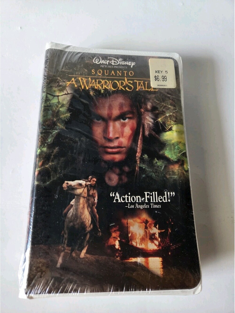 Squanto: A Warriors Tale VHS Disney Clamshell